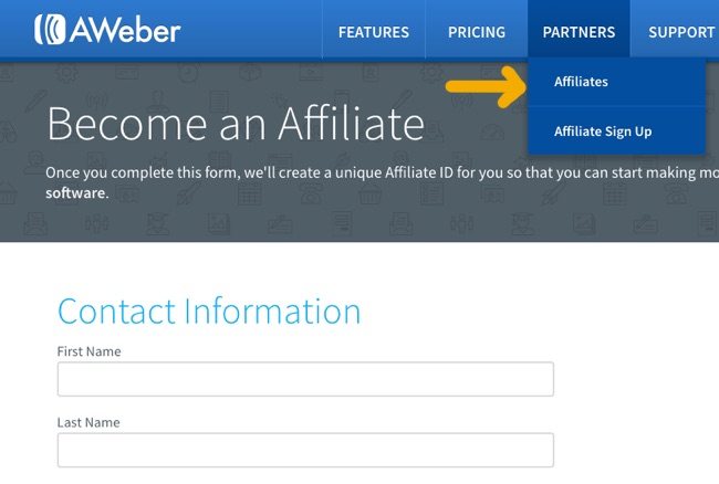 aweber affiliate program