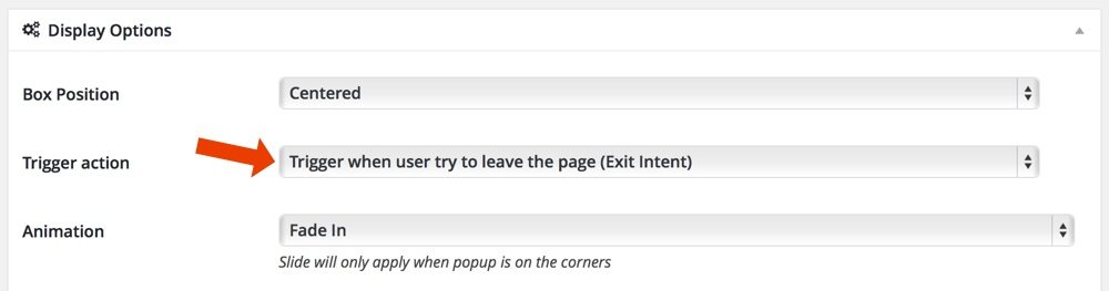 exit intent