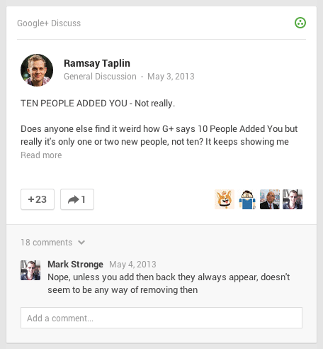 Google Plus Titles