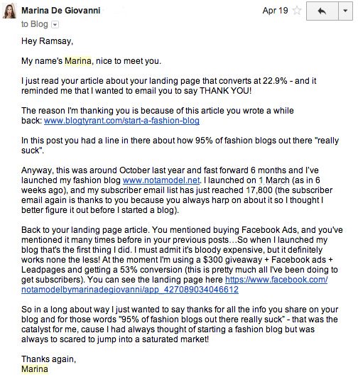 launch a blog