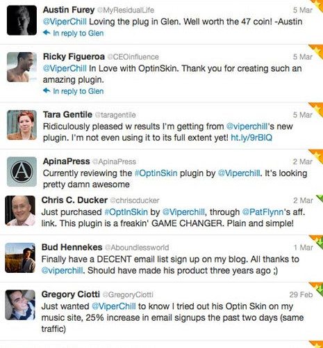 twitter landing pages