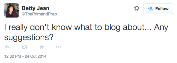 what to blog about
