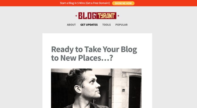 subscribe page