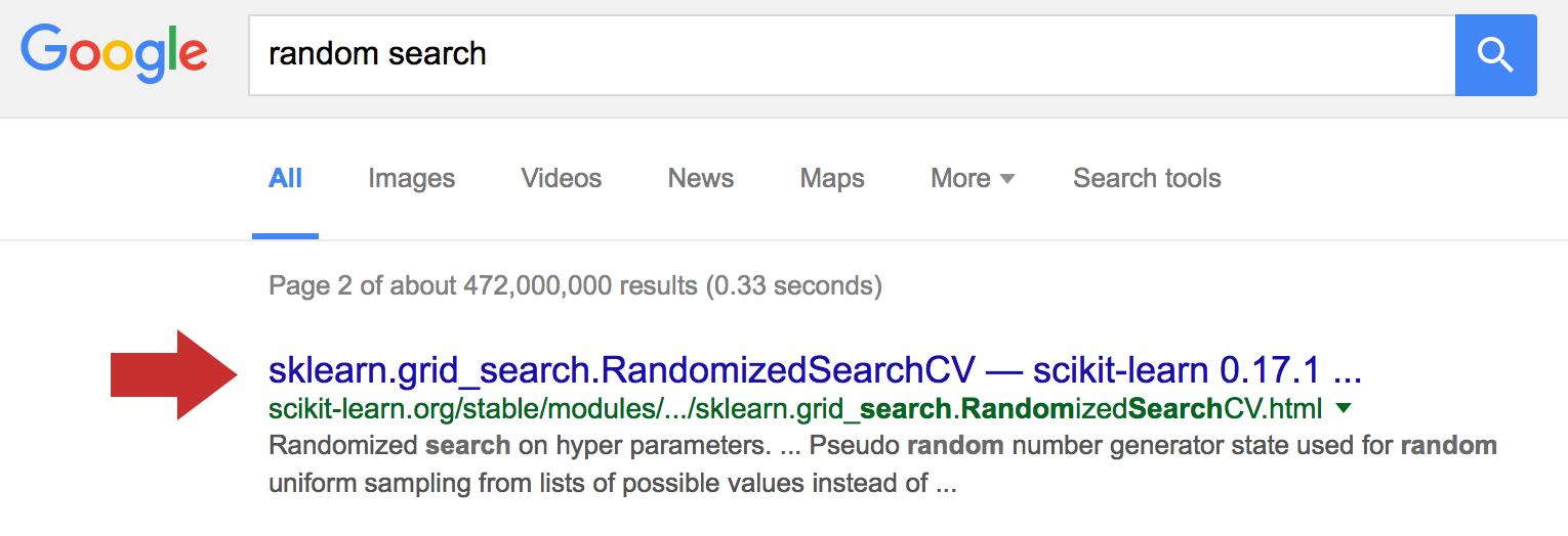 random search