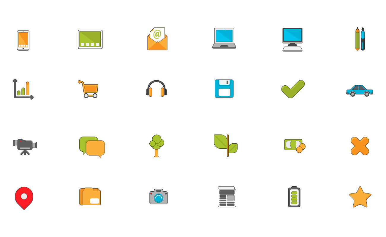 blogging icons