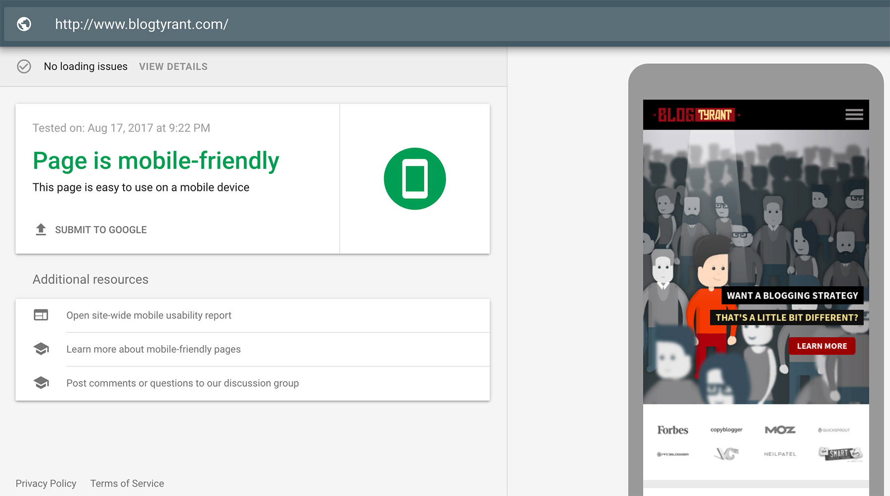 mobile friendly