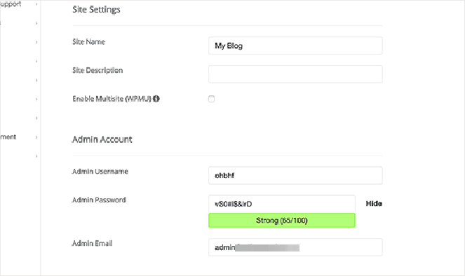 How to install WordPress softaculous