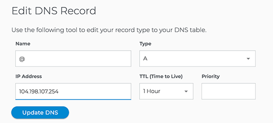 Update DNS - Install WordPress on Siteground