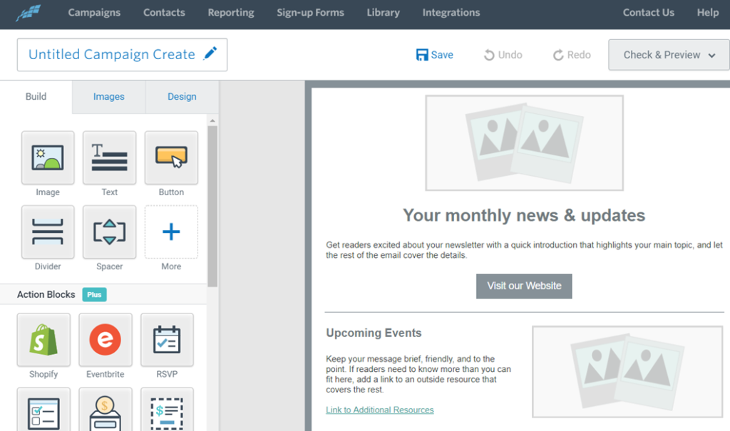 edit constant contact newsletter - how to create an email newsletter