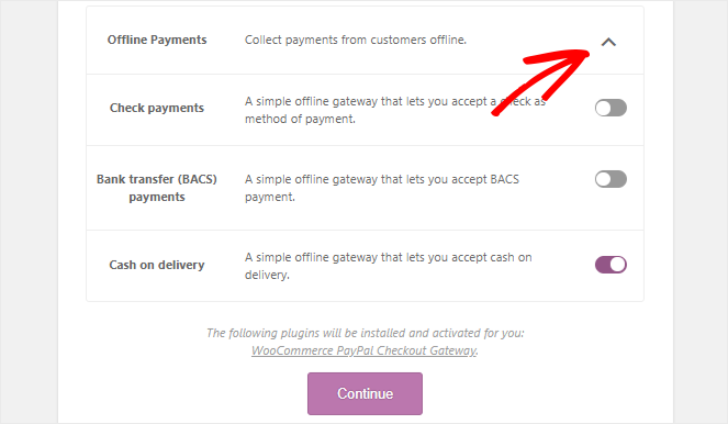 Offline Payment Options
