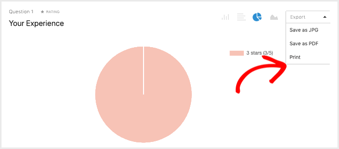 WPForms Survey Export options