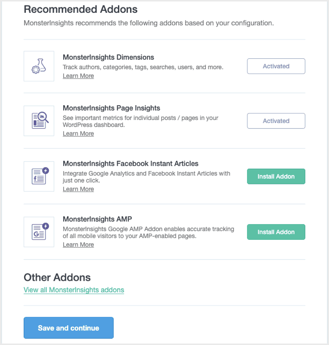 How to Install Google Analytics on Your WordPress Blog 19 MonsterInsight Setup 8