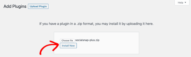 install the plugin