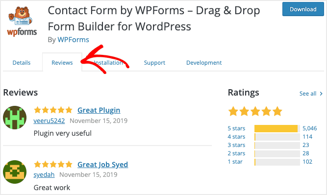 WPForms Reviews and Ratings