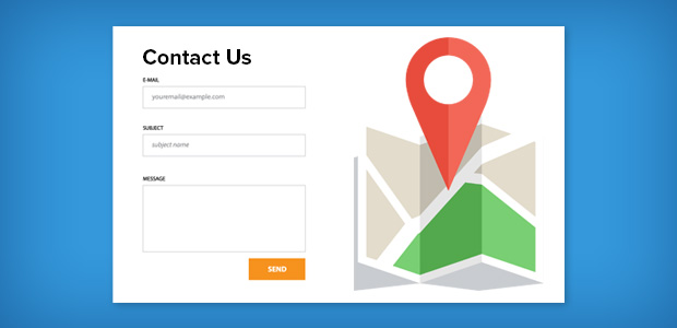 add a map to your contact page