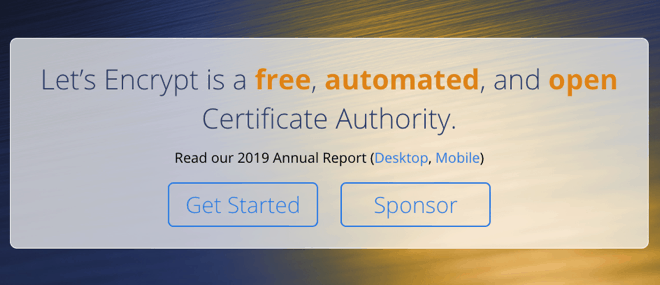 let's encrypt free ssl certificate authority