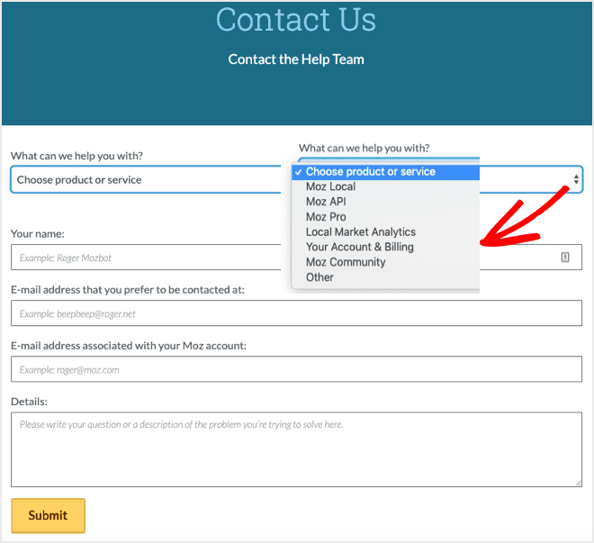 moz contact help team