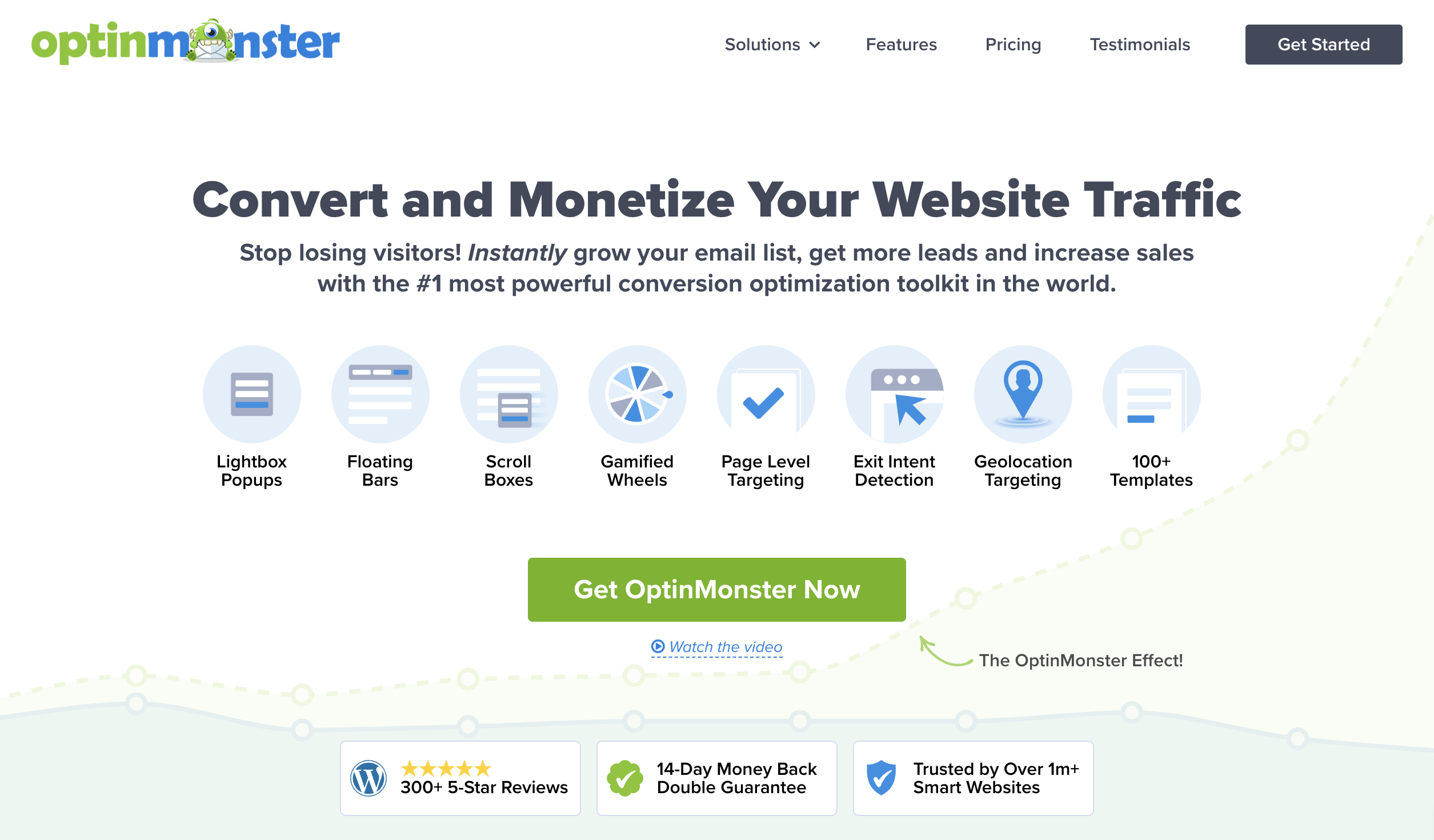 use optinmonster to grow your email list.