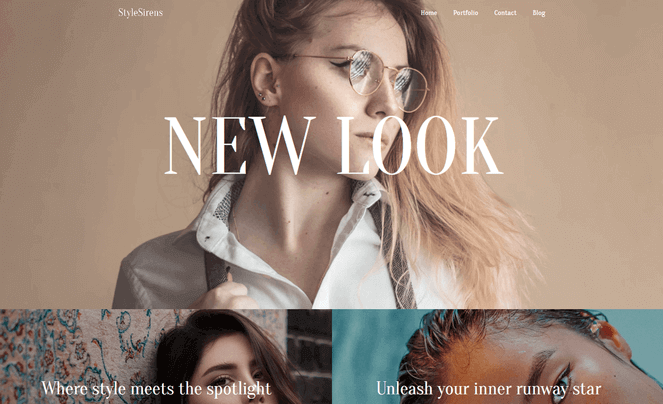 SeedProd fashion website template