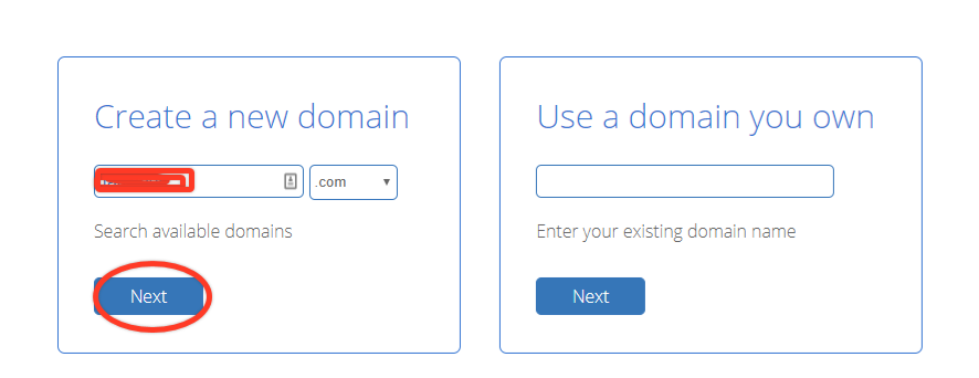 bluehost-choose-free-domain-name
