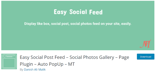 Easy Social Feed