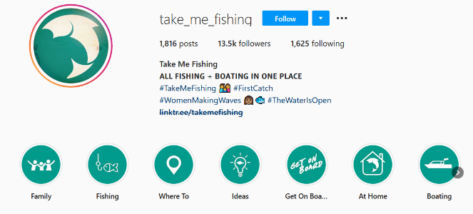 take me fishing instagram bio