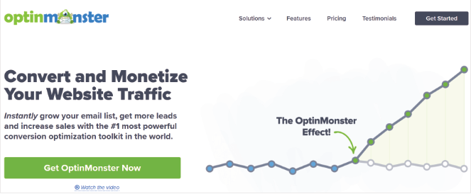 optinmonster homepage
