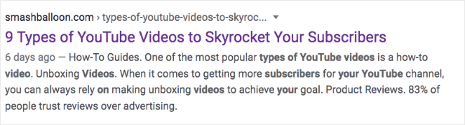 "9 Types of YouTube Videos to Skyrocket Your Subscribers" 