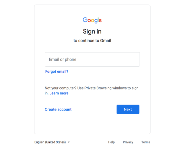 Sign into your google analytics account 