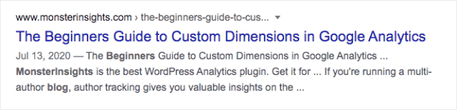 "The Beginners Guide to Custom Dimensions in Google Analytics" 