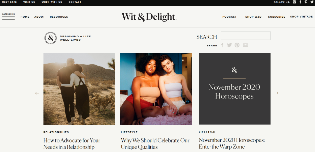 wit and delight blog