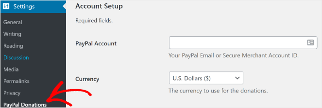 Paypal donations plugin