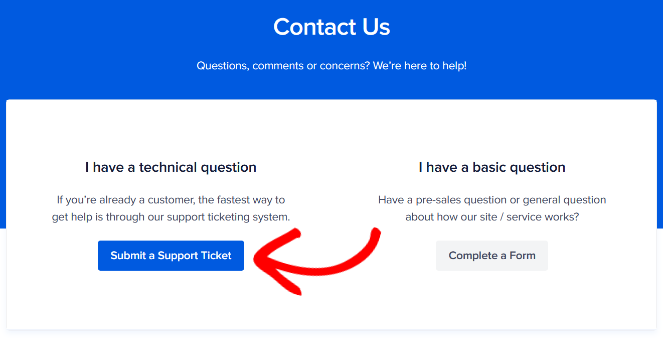 aioseo support ticket system