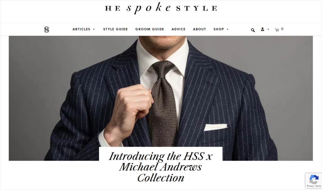 men's fashion blog design he spoke style