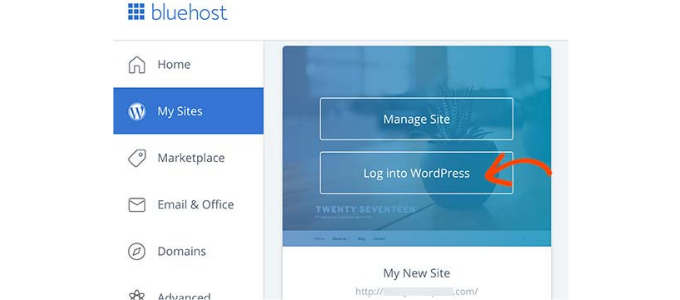 Compte Bluehost