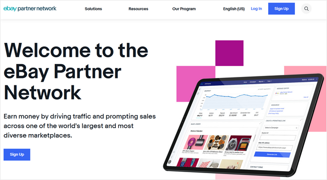 ebay partner network for affiliate marketing