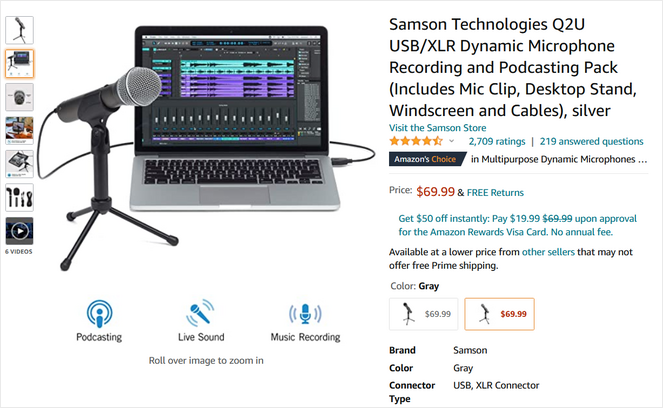 affordable podcast equipment