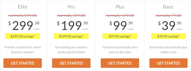 priiiciing - Blog Tyrant wpforms pricing
