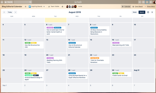 trello project management tool