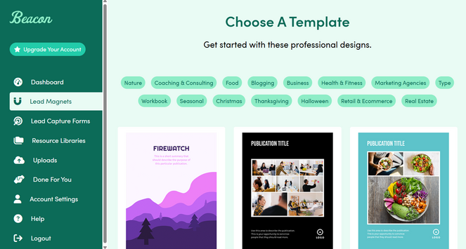 Beacon eBook templates - Blog Tyrant Beacon eBook templates