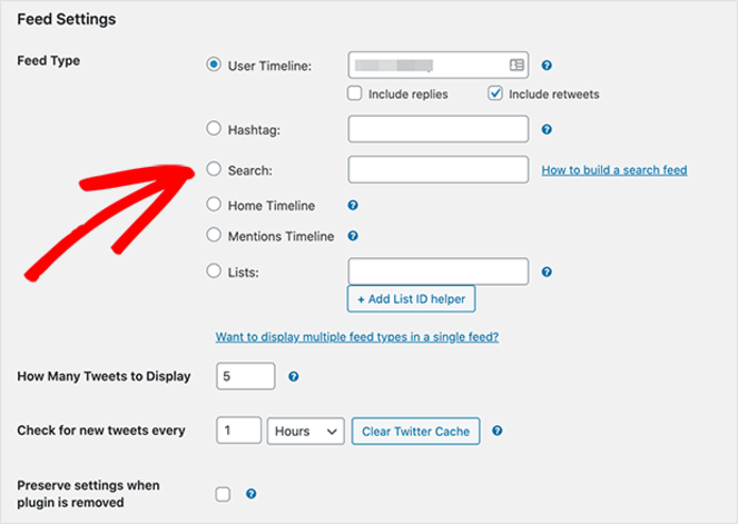set up a twitter feed on your wordpress blog