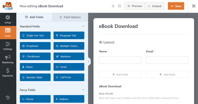 Creating an eBook download form with WPForms - Blog Tyrant Creating an eBook download form with WPForms