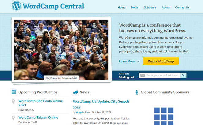 attend events like wordcamp to meet other bloggers