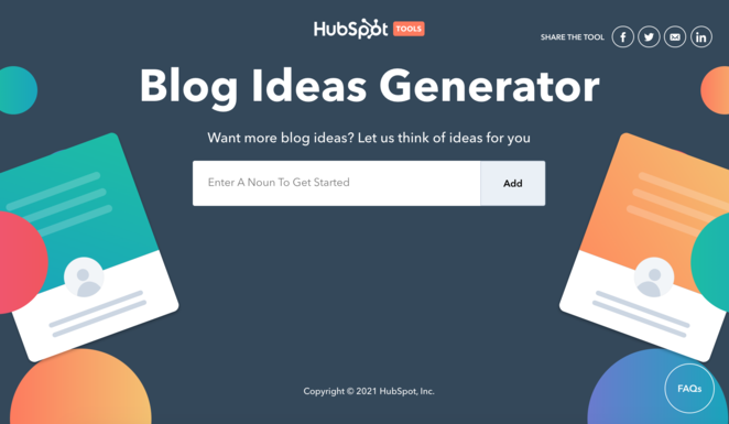 hbspt - Blog Tyrant hubspot free blog ideas generator