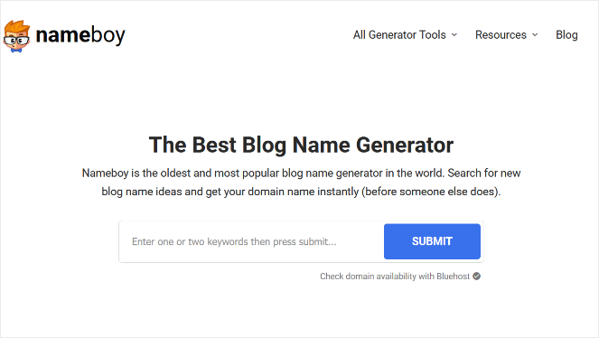 nameboy free blog name generator