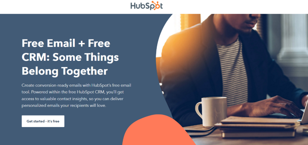 hubspot email marketing service and crm