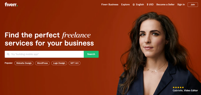 fiverr freelance website marketplace