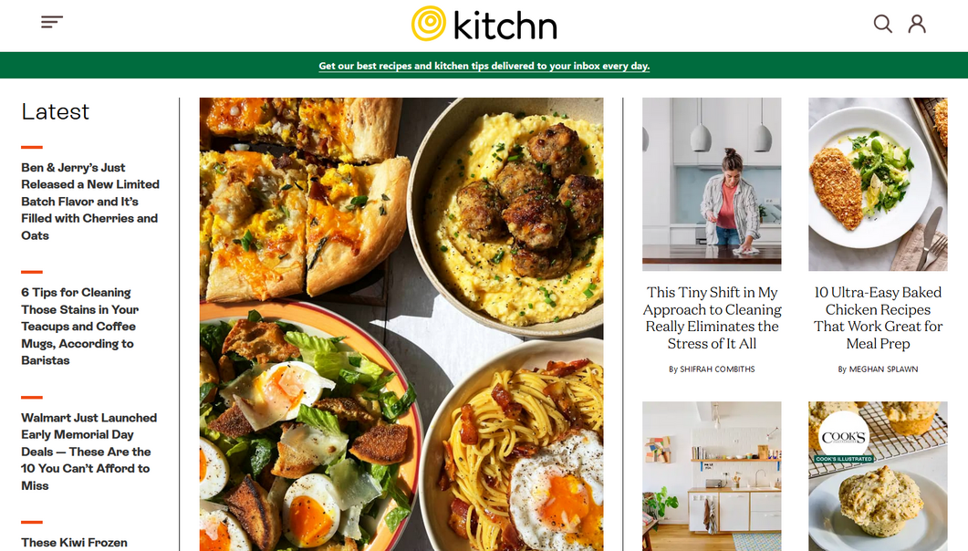 Food Blog Examples For Design Inspiration