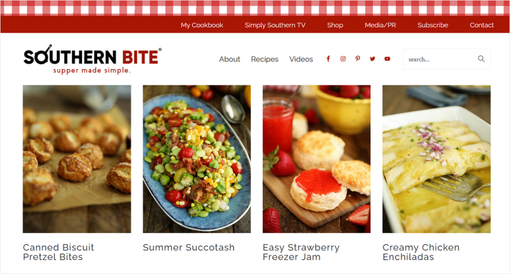 24 Amazing Food Blog Examples for Design Inspiration