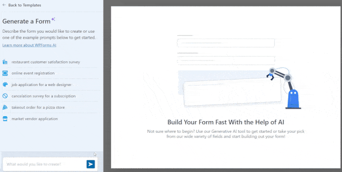 WPForms AI Form Builder - Blog Tyrant WPForms AI Form Builder